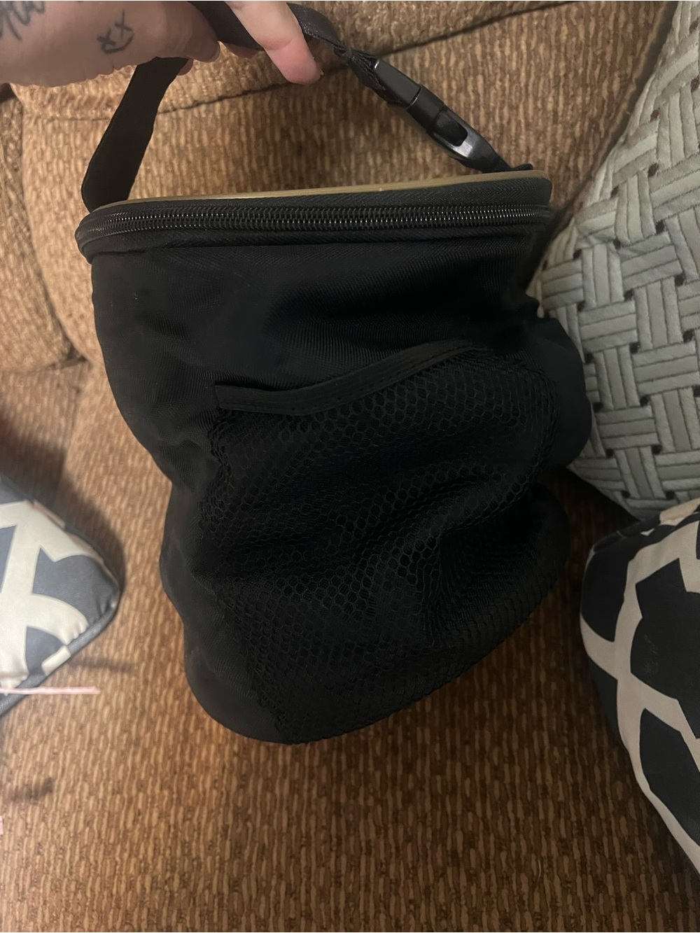 Black Travel Cooler Bag